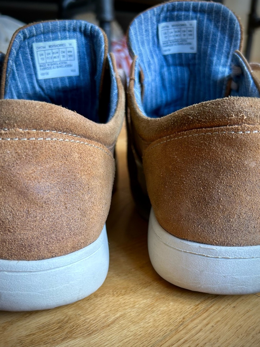Rockport Men’s US12 Leather Colle Tie Lace-Up Shoes Light Brown / Tan — CH1744 - Picture 4 of 5